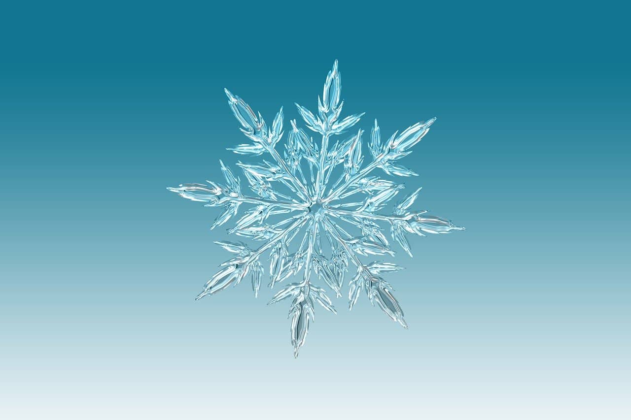 snowflake, ice crystal, winter